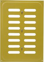 8018342813 Решётка вентиляционная раздвижная 170x240 золотой металлик 87974 Hirschmann — изображение 2