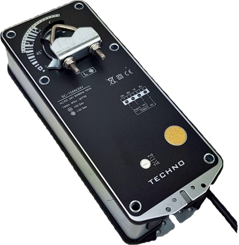 doc026531245 8018281363 SC-15AN/24V электропривод воздушной заслонки с пружиной 15Nm, 0-10V, 24AC/DC 221510 Hirschmann — изображение 1