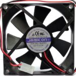 8018475345 вентилятор JF0815B1H 80х80х15 12В с разъемом 2 конт.MOLEX 5239-2(PHU-2) С00034207 Hirschmann — изображение 2