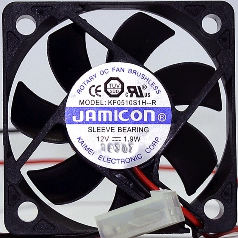 doc026588684 8018475360 вентилятор KF0510S1H 50х50х10 12В с разъемом 2 конт.MOLEX 5239-2(PHU-2) С00034217 Hirschmann — изображение 1