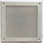 8018441419 Решетка вентиляционная 250х250 мм, металлическая на саморезах, квадрат, антик белый VRQ00254S Hirschmann