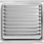 8018458560 4607111623836, Домарт Решетка вентиляционная 100x100 хром 170927 Hirschmann