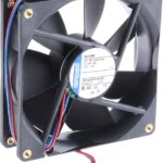 8009104100 3412NGH-RS0, 3400 N Series Axial Fan, 12 V dc, DC Operation, 94m³/h, 2.5W, 92 x 92 x 25mm Hirschmann