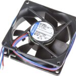 8009482460 8412NGMLV, 8400 N Series Axial Fan, 12 V dc, DC Operation, 45m³/h, 1.5W, 125mA Max, 80 x 80 x 25mm Hirschmann