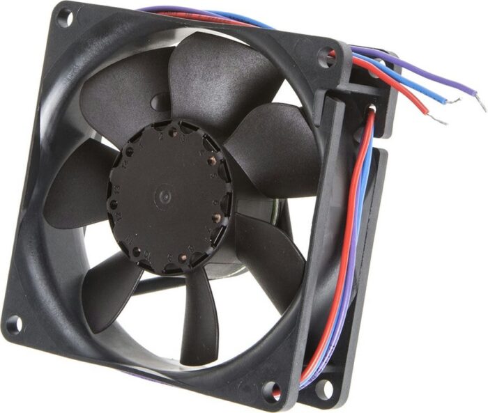 8009482460 8412NGMLV, 8400 N Series Axial Fan, 12 V dc, DC Operation, 45m³/h, 1.5W, 125mA Max, 80 x 80 x 25mm Hirschmann — изображение 2