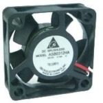 8006984860 ASB02512VHA-A76N, Fan Tubeaxial 12VDC Square - 25mm L x 25mm H Sleeve 3.4 CFM (0.095m³/min) 3 Wire Leads Hirschmann — изображение 2