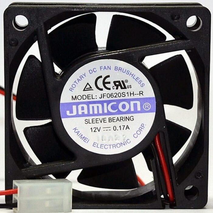 8018475375 вентилятор JF0620S1H 60х60х20 12В с разъемом 2 конт.MOLEX 5239-2(PHU-2) С00034850 Hirschmann — изображение 2