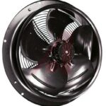 8006317909 W4D350-CA06-14, Fan Tubeaxial 230VAC Round - 460mm Dia Ball 1705.0 CFM (47.74m³/min) Terminal Block Hirschmann
