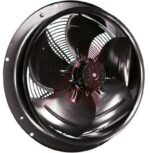 8006317909 W4D350-CA06-14, Fan Tubeaxial 230VAC Round - 460mm Dia Ball 1705.0 CFM (47.74m³/min) Terminal Block Hirschmann