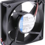 8005465551 5214N/2HH, DC Fans Tubeaxial Fan, 127x127x38mm, 24VDC, 200CFM, Speed Signal/Open Collector Output Hirschmann