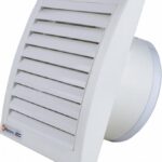 8013490074 Вентилятор для ванн Mmotors мм 100 квадратный, белый, (с обратным клапаном) 1047 Hirschmann