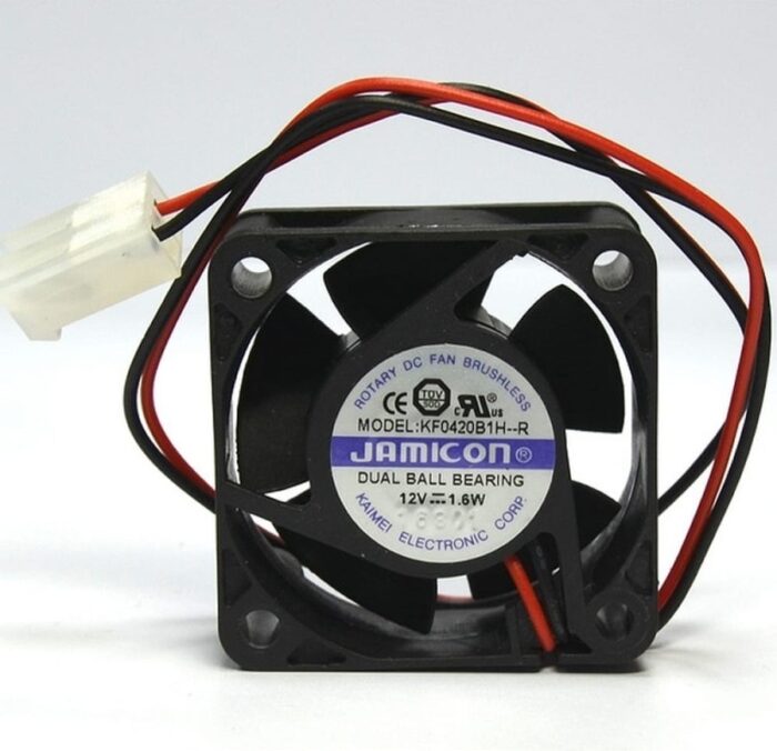 8018475337 вентилятор KF0420B1H 40х40х20 12В с разъемом 2 конт.MOLEX 5239-2(PHU-2) С00034867 Hirschmann — изображение 2