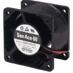 8017320555 9G0624G102, 9G Series Axial Fan, 24 V dc, DC Operation, 110.4m³/h, 20.4W, 850mA Max, 60 x 60 x 38mm Hirschmann