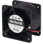 8017320555 9G0624G102, 9G Series Axial Fan, 24 V dc, DC Operation, 110.4m³/h, 20.4W, 850mA Max, 60 x 60 x 38mm Hirschmann