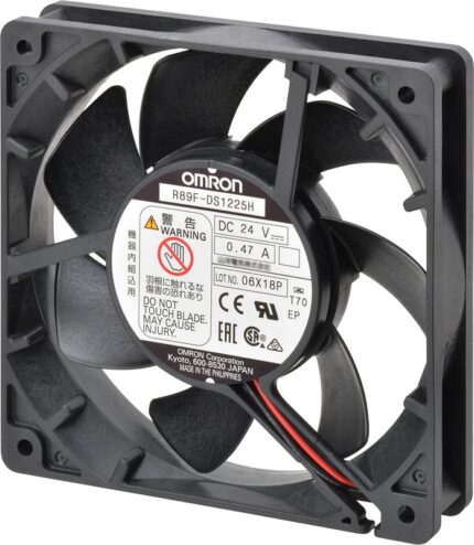 8017320562 R89F-DS1238H-S1, R89F Series Axial Fan, 24 V dc, DC Operation, 3.88m³/min, 12W, 500mA Max, 120 x 120 x 38mm Hirschmann