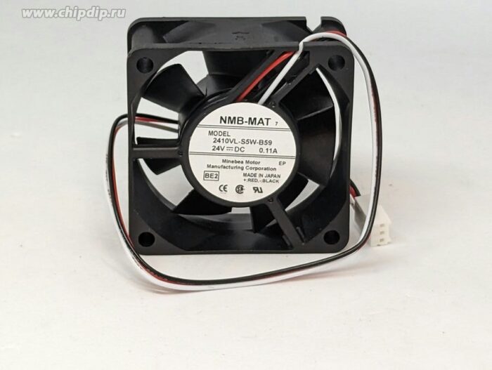 8017105618 Вентилятор NMB 2410VL-S5W-B59 60x25 3pin 0.11A Hirschmann — изображение 2
