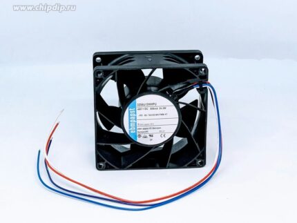8006049185 3258J/2HHPU, Fan Tubeaxial 48VDC Square - 92mm L x 92mm H Ball 138.0 CFM (3.86m³/min) 3 Wire Leads Hirschmann