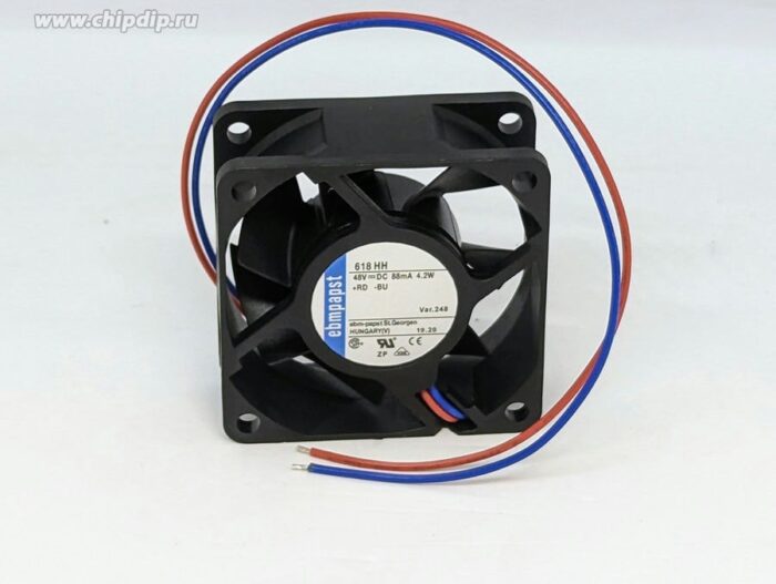 8017972535 Вентилятор Ebmpapst 618HH 48V DC 88mA 4.2W () Hirschmann — изображение 2