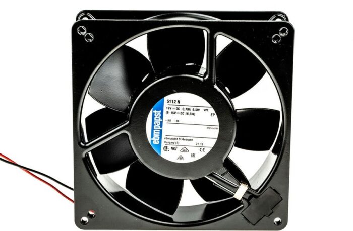 8006057965 5112N, FAN AXIAL 135X38MM 12VDC WIRE Hirschmann — изображение 3