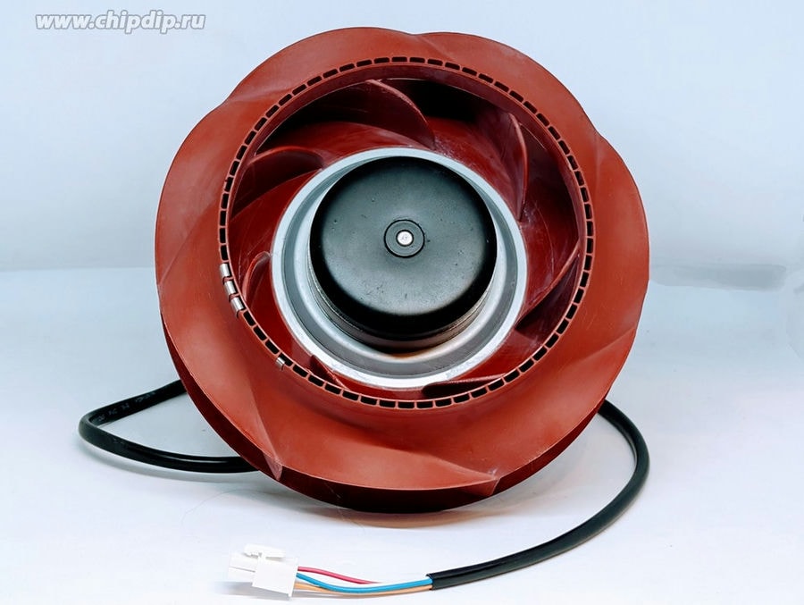doc027048011 8007104905 RER190-39/14/2TDLOU, Blowers & Centrifugal Fans EC Radial Blower, 190x69mm Round, 24VDC, 376.7CFM, 57.1W, 2900RPM, Ball, IP68 Hirschmann — изображение 1