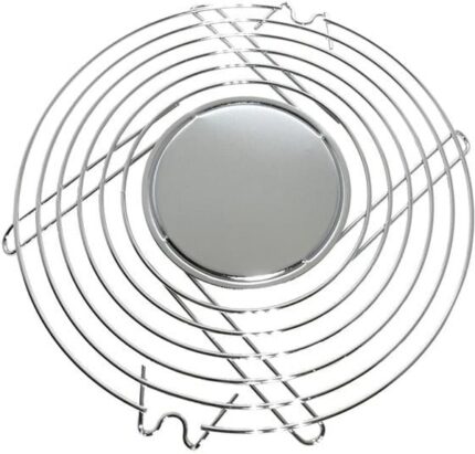 8005744760 08152, 172mm Dia Fan Finger Guard Steel, Nickel Plated 6 Rings Hirschmann