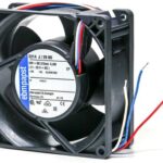 8004604045 3214J/39NU, DC Fans Tubeaxial, 92x38mm, 24V, 6.5W, Alarm Go/NoGo-Low Signal Hirschmann