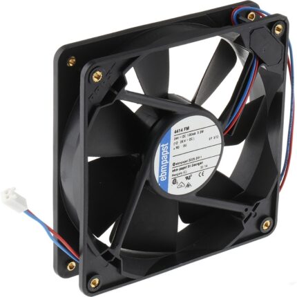 8002720559 4414FM-RS0, 4400 F Series Axial Fan, 24 V dc, DC Operation, 140m³/h, 3.2W, 119 x 119 x 25mm Hirschmann