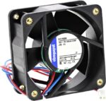 8009103042 612NGHH-RS0, 600 N Series Axial Fan, 12 V dc, DC Operation, 56m³/h, 3.8W, 60 x 60 x 25mm Hirschmann