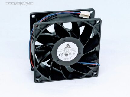 8006414507 FFB0924EHE, DC Fans DC Tubeaxial Fan, 92x38mm, 24VDC, Ball Bearing, Lead Wires Hirschmann