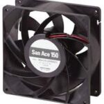 8008776684 9GV1512M5011, DC Fans DC Axial Fan, 150x150x50mm, 12VDC, Guide Vane, Ribless, Tachometer Hirschmann