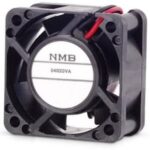 8006395315 04020VA-12Q-CA-00, DC Fans DC Tubeaxial Fan, 40x40x20mm, 12VDC, 12.4CFM, Rib Mount, Ball, Lead Wires, IP69K Hirschmann