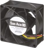 8006405800 9HV0848P1G001, DC Fans Axial Fan, 80x80x38mm, 48VDC, 131CFM, High Static Pressure, Rib, Ball, Tach/PWM Hirschmann — изображение 2