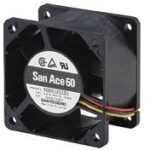 8007323063 9G0624G1011, DC Fans DC Axial Fan, 60x60x38mm, 24VDC, High Performance, Ribless, 3x Lead Wires, Tach Hirschmann