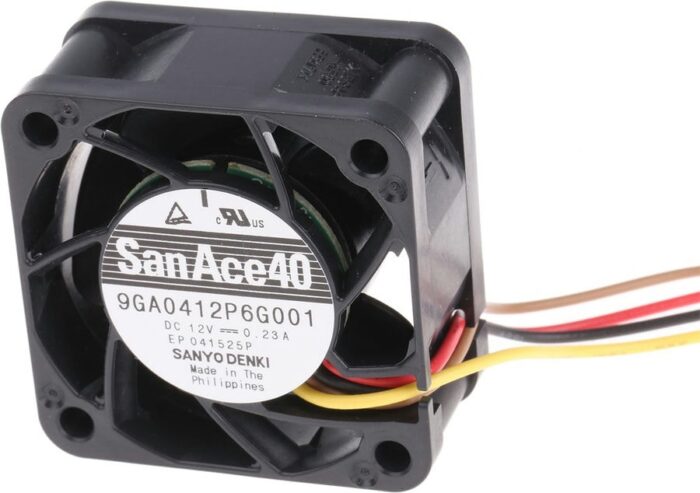 8048236511 Вентилятор Sanyo Denki 9GA0412P6G001 12v 0.23A 40x20 4pin Hirschmann — изображение 3