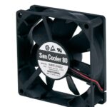 8006211952 9A0812S4021, DC Fans DC Axial Fan, 80x80x25mm, 12VDC, Ribless Hirschmann
