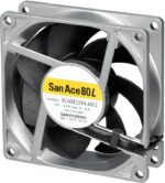 8048236501 Вентилятор Sanyo Denki 9LG0824P4J001 DC 24V 0.28A 80x25 4pin Hirschmann — изображение 3
