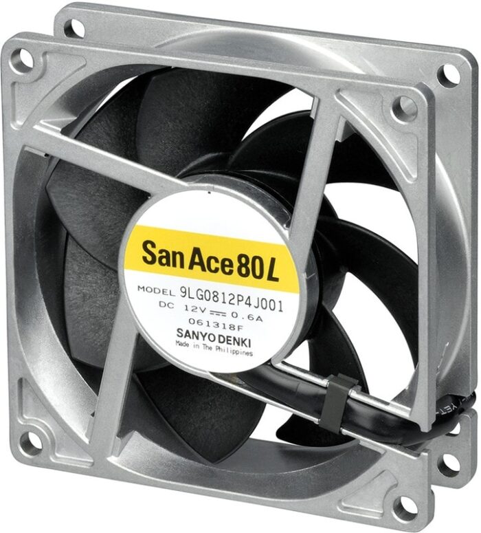 8048236501 Вентилятор Sanyo Denki 9LG0824P4J001 DC 24V 0.28A 80x25 4pin Hirschmann — изображение 3