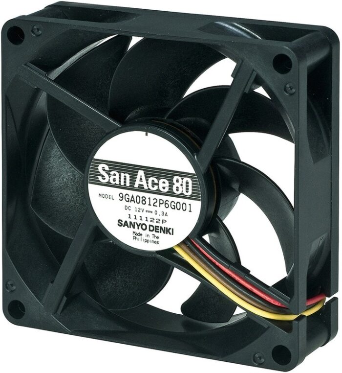 8049677931 Вентилятор Sanyo Denki San Ace 80 9GA0812P6G001 12V DC 0.3A 80X20 4pin Hirschmann — изображение 7