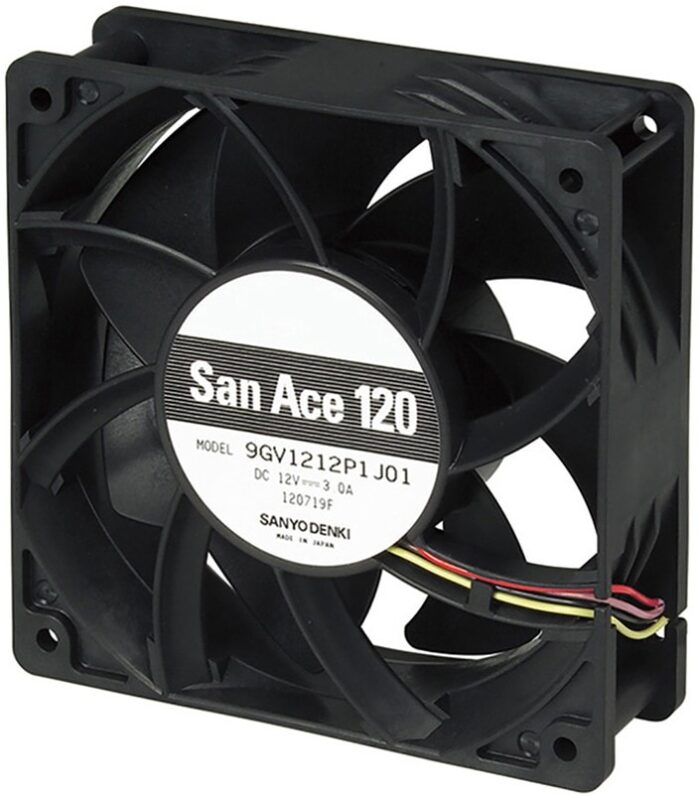 8017874451 Вентилятор Sanyo Denki San Ace 120 9GV1224P1J01 24V 1.5A 120X38 4pin Hirschmann — изображение 3