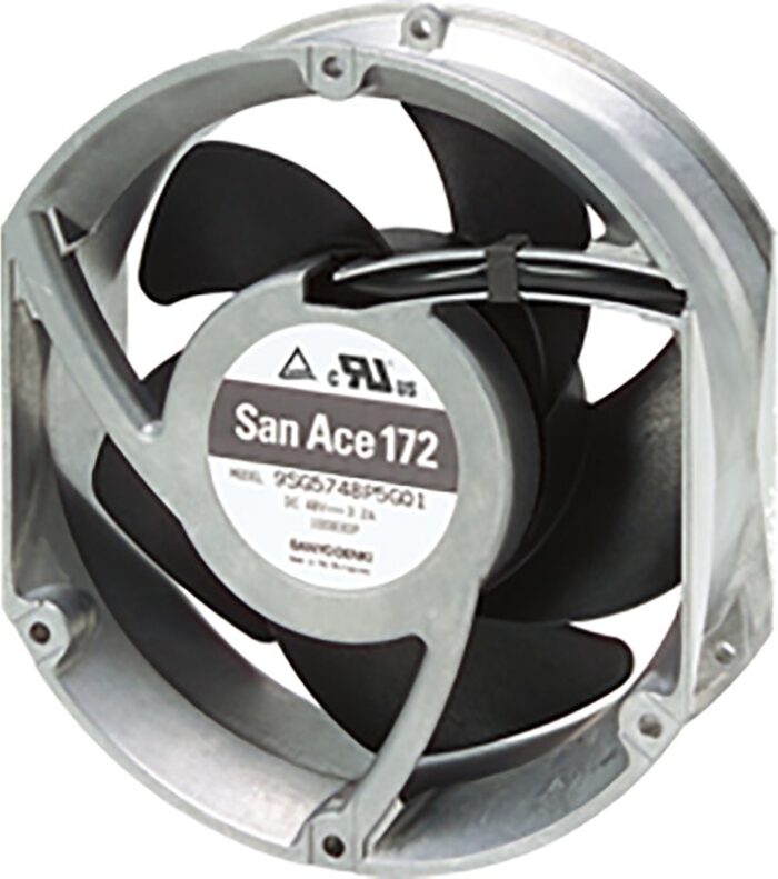8003812383 9SG5748P5H01, DC Axial Fan, 48 V, Rectangular with Rounded Ends, 150 mm, 51 mm, Ball Bearing, 410 CFM Hirschmann — изображение 2