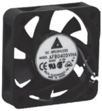 8005428949 AFB0405LA-A, DC Fans DC Tubeaxial Fan, 40x10mm, 5VDC, Ball Bearing, Lead Wires Hirschmann