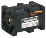8008622328 9CRH0412P5J001, Fan Tubeaxial (Dual) 12VDC Square - 40mm L x 40mm H Ball 32.9 CFM (0.921m³/min) 4 Wire Leads per Fan Hirschmann