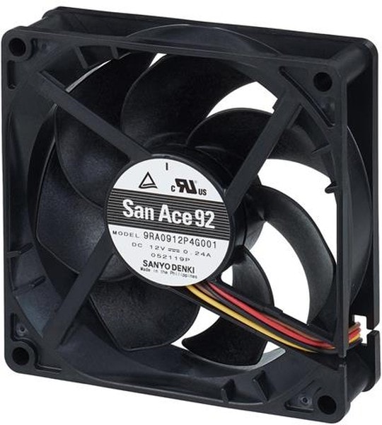 doc027254739 8021393606 9RA0948P4G001, DC Fans DC Axial Fan, 92x92x25mm, 48VDC, Low Noise, Tachometer, PWM Hirschmann — изображение 1