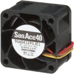8006403594 9GA0424P3J001, DC Fans DC Axial Fan, 40x40x28mm, 24VDC, High Performance, Low Power, Tachometer, PWM Hirschmann — изображение 4