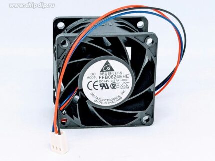 8013458021 Вентилятор Delta Electronics FFB0624EHE -R00 24V DC 0.57A 60X38 3pin Hirschmann