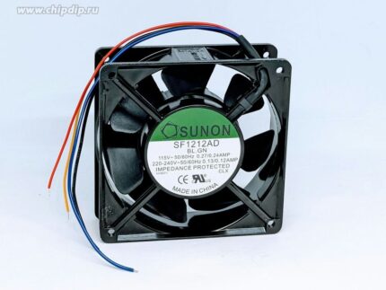 8015635659 Вентилятор SUNON SF1212AD.BL.GN 115/230V 50/60Hz 0.12/0.24AMP 120x38 4pin Hirschmann