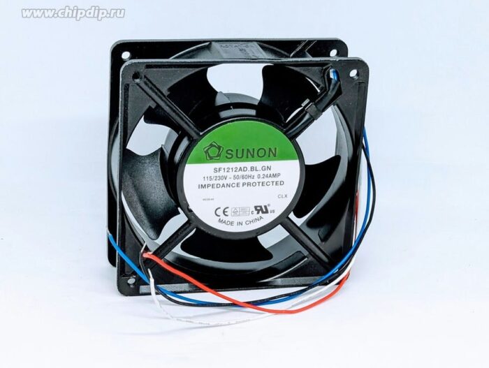 8015635659 Вентилятор SUNON SF1212AD.BL.GN 115/230V 50/60Hz 0.12/0.24AMP 120x38 4pin Hirschmann — изображение 2