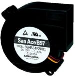 8002934653 9BMC24P2G001, San Ace B97 Series Centrifugal Fan, 24 V dc, 65.3cfm, DC Operation, 97 x 97 x 33mm Hirschmann — изображение 2