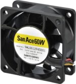 8049705587 Вентилятор Sanyo Denki San Ace 60W 9WL0612P4J001 12V DC 0.39A 60X25 4pin Hirschmann