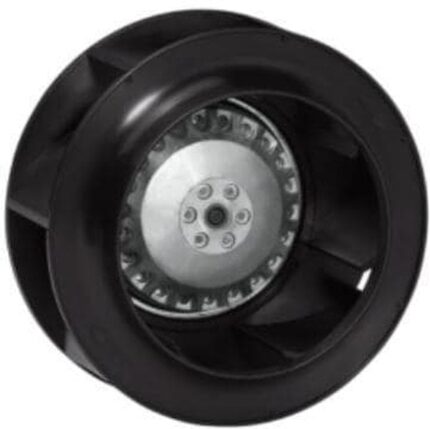 8004985833 R2S133-AE77-22, Blowers & Centrifugal Fans AC Backward-Curved Motorized Impeller, 133mm Round, 115VAC, 60Hz, 188CFM Hirschmann